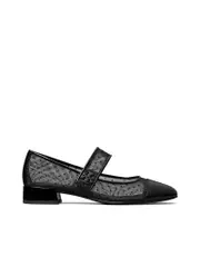 Tory Burch Polka Dot Mesh Detail Flats