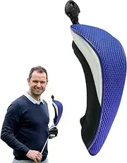 Golf Club Head Covers – Protective Sleeves | Water- Golf Accessories for Course Play, Tournaments, Travel, and Transport | Club Head Guards with Swappable Labels