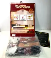 Domei Asian Cross Stitch Kit Missing 1 Panel Of Three Romantic Woman Canvas