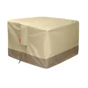 Heavy Duty Patio Outdoor Gas Fire Pit Table Cover Square Waterproof UV Protected