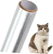 Totority 1Roll Clear Wall Protector Film Electrostatic Furniture Scratch Shield Removable and Easy to Apply Versatile Cat Dog Scratch Protection for Walls Counters and Furniture