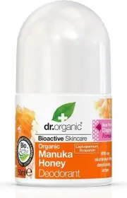 Dr Organic Roll-On Deodorant Organic Manuka Honey | 50ml / Manuka Honey