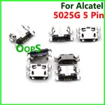 ALCATEL 5PCS-50PCS MINI MICRO USB DC 充電插座端口連接器插孔電源插頭用於阿爾卡特 5