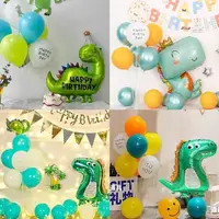 在飛比找momo購物網優惠-派對佈置童趣恐龍氣球桌飄1組(生日派對 氣球佈置 兒童節 畢