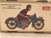 REPRODUCTION 1932 JUGUETE PAYA No 922 TIN Litho Clockwork MOTORCYCLE. New Vtg