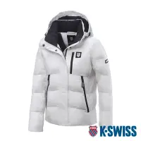 在飛比找Yahoo奇摩購物中心優惠-K-SWISS Down Jacket羽絨外套-女-米白