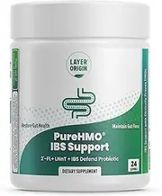 PureHMO IBS Support - Clinically Tested Super Prebiotic + Super Probiotic to Relieve IBS Symptoms - Reduce Inflammation, Strengthen Gut Barriers, and Restore Your Gut Functions