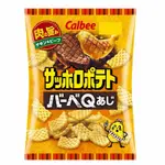 (平價購）日本 CALBEE BBQ馬鈴薯 薯條 網格餅
