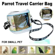 Bird Travel Carrier Cage Portable Parrot Bag Lightweight Breathable Pet Backpack
