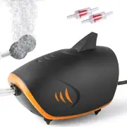 Powerful Aquarium Air Pump, Dual Outlets Aquarium air Pump, Adjustable Oxygen...