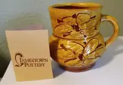 1991 Jamestown Pottery 4" Coffee Mug Colonial National Historical Park (15A)