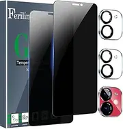 Ferilinso 4 Pack Privacy Screen Protector for iPhone 11 with 2 Pack Camera Lens Protector, 2 Pack Anty- Spy Tempered Glass Film for iPhone 11 6.1 inch