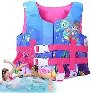 Toddler Swim Vest | Snorkel Vests Comfortable Secure Pool Floats | Breathable Lightweight Swimming Training Equipment for Beach, Water Safety, Vacation, Boating