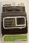 Scunci Beautiful Blends No Slip Grip Compliments Shades Of Brunette 16 Pc