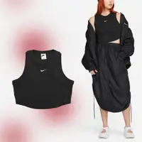 在飛比找ETMall東森購物網優惠-Nike 背心 NSW Essentials 女款 黑 白 