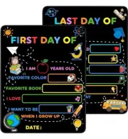 First Day / Last Day of School Double Sided ChalkBoard Sign (14X11")