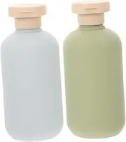 SHERCHPRY 2pcs Refillable Travel Bottles Avocado Shampoo and Conditioner Containers Leakproof Lotion Bottles for Travel