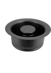 Westbrass InSinkErator Style Disposal Flange and Stopper, Matte Black, D2089-62
