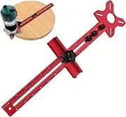 Router Cutting Jig,Router Jig,Aluminum Milling Groove Board, Router Table Insertion, Cabinet Hardware Jig, Router Templates