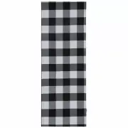 Robert Stanley Farmhouse Christmas WHITE & BLACK BUFFALO CHECK Table Runner