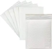 zmybcpack 25pcs 10x13 Inch Poly Bubble Mailers Padded Envelopes Bubble Lined Poly Mailer Self Seal Bubble Envelopes Bags（White） for Shipping, Mailing, Packing