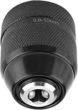 Keyless Drill Chuck Converter 0.8-13mm Self-tighten Drill Chuck 3/8"- 24UNF Thread Quick Change Adapter Hand Drill Chuck Chuck(10mm(Range 0.8-10mm))