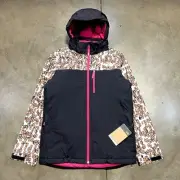 The North Face Jacket Youth XL Girls Leopard Print Snowquest Plus Insulated Ski