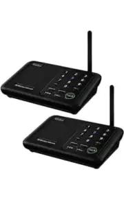 Wuloo Wireless 1 Mile Range Home Intercom System 2 Pack W666-P2 Multi Channel