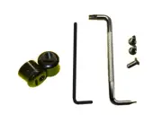 PULSE RACING INNOVATIONS #LTP001BK Tear Off Post Black Lockdown w/Tools