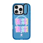 iPhone 16 Pro Impact Ring Stand Case MagSafe Compatible Yass Colorful Typography
