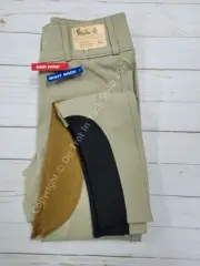 Tailored Sportsman Ladies Trophy Hunter Sock Bottom Breech FZ Mid-Rise - TAN