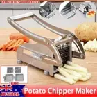 Chip Potato Chipper Maker French Fries Dicer Slicer Chopper Cutter Stainless AU