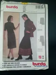 burda style sewing pattern 8890 womens skirts, new, uncut and factory folded
