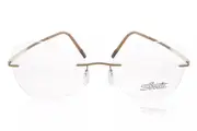Silhouette Titan Dynamics Contour 5540 8640 Men's Glasses Gold Size 54 - Private Health Rebate - Blue Light Block Available