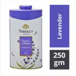 YARDLEY LONDON ENGLISH LAVENDER PERFUMED TALC 250GM(精緻溫和的香味)