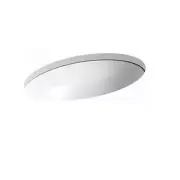 Kohler 2240-0 Vintage Undermount Sink VITREOUS CHINA in White