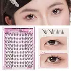 Korean Style Clusters Lashes Glue-Free Eyelash Extension Kit Women