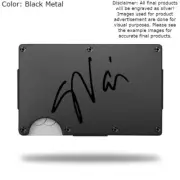 Custom STEVE VAI Laser Engraved Signature Wallet - Pick A Wallet Color