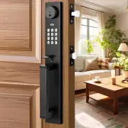 1 Pack Keyless Entry Door Lock Set, Electronic Keypad Handle with Deadbolt, Smar