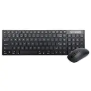 Bonelk KM-322 Wireless Keyboard & Mouse Combo - Black Slim [ELK-61004-R]