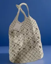 Sussan White Crochet Fashion Bag