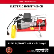 Electric Hoist Lift Lifting Engine Motor Winch Hoist Crane 1500LB 700Kg Durable