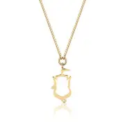 Couture Kingdom - Disney - Aladdin Genie Outline Necklace Gold