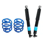 Rear Sachs Shock Absorbers Lovells Super Low Springs for Mazda 3 BK Sedan Hatch