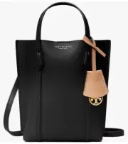 TORY BURCH $298 PERRY BLACK MINI TOTE BAG