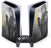Head Case Designs Officially Licensed AMC The Walking Dead Daryl Double Exposure Daryl Dixon Graphics Vinyl Faceplate Sticker Gaming Skin Decal Cover Compatible with PS5 Disc Console & DualSense