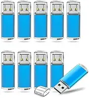 [TOPESEL] USB Flash Drive 50 Pack 2GB USB 2.0 Flash Drive High Speed 4G Memory Stick for PC Laptops, Tablets, TVs, Car Audio (Blue)