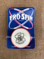 NOS 80sYo Yo Pro Spin Stinger Orange White DF Duncan Sales NIP Vintage Toy Yoyo