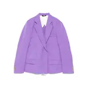 [Gcds] Gcds Mélange-effect Blazer 38 IT PURPLE