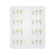 Flower Fleece Sherpa Blanket